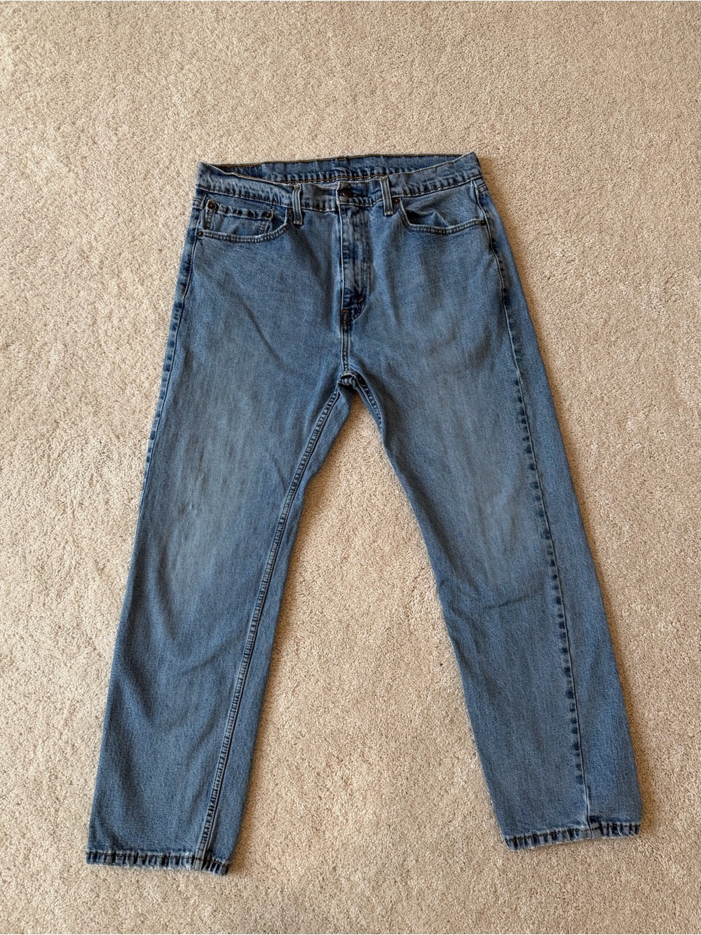Levi's Men's 36x29 Straight Blue Denim Jeans